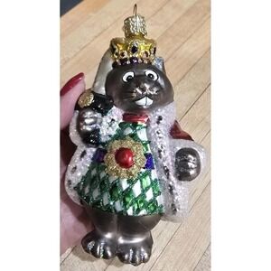 Mouse King Old World Christmas Ornament (One) Nutcracker Collection Glass Blown